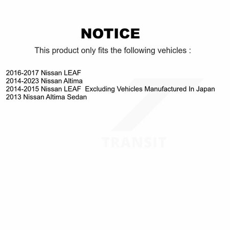 Ameribrakes Front Ceramic Disc Brake Pads For Nissan Altima LEAF NWF-PRC1650